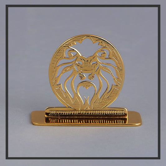 Elita Singal Car Dashboard in Brass with Gold Plated Finish