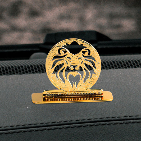 Elita Singal Car Dashboard in Brass with Gold Plated Finish