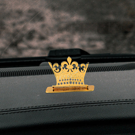 Elita British Crown Car Dashboard Luxury Products in Brass With Gold Plated Finish