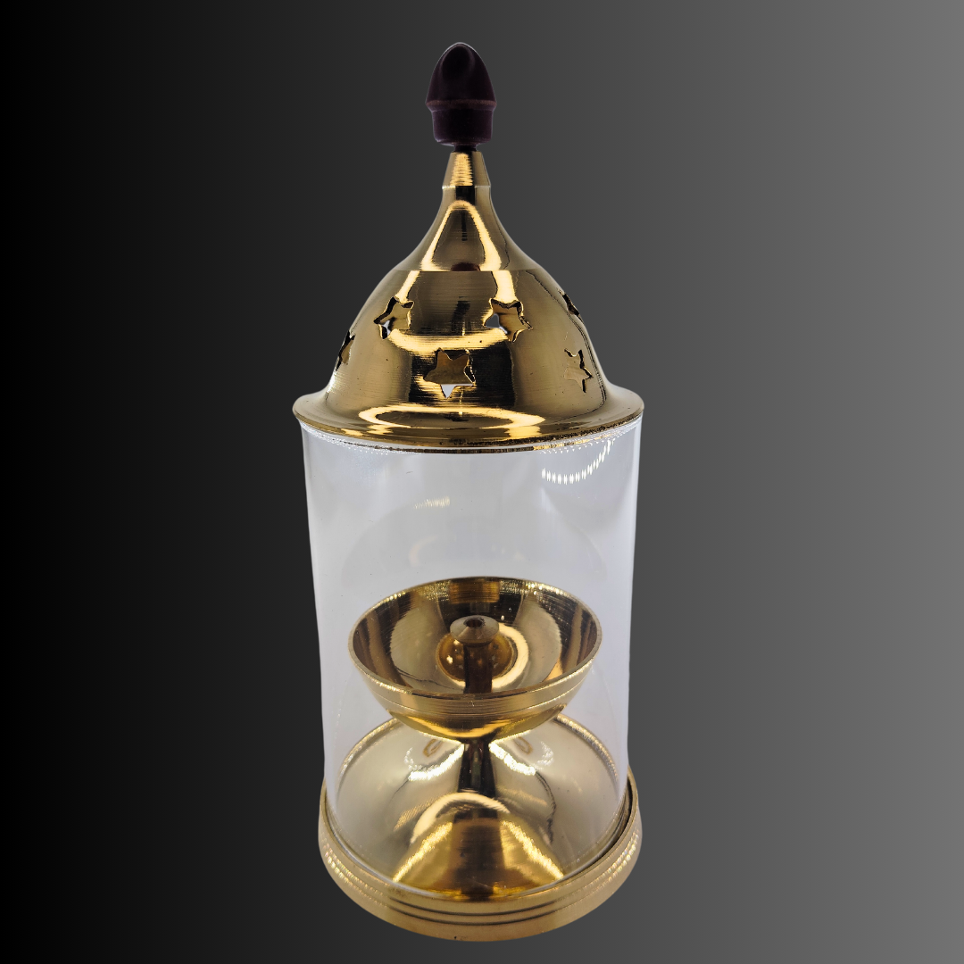 Decorative Brass Pooja Diya Akhand Jyoti for Home, Office, Living Room, Bedroom, 8.4-16.3 cm - Image 5