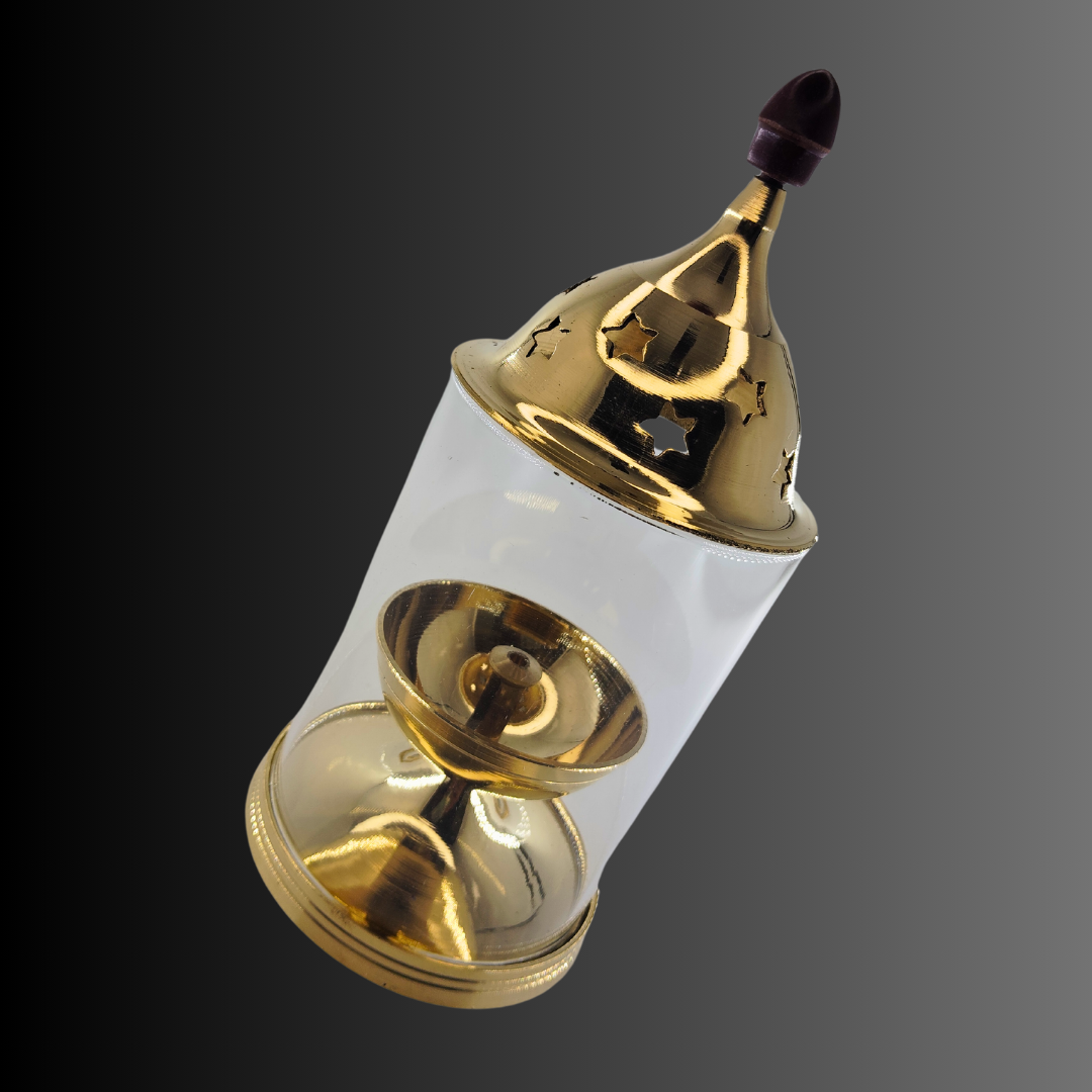 Decorative Brass Pooja Diya Akhand Jyoti for Home, Office, Living Room, Bedroom, 8.4-16.3 cm - Image 8