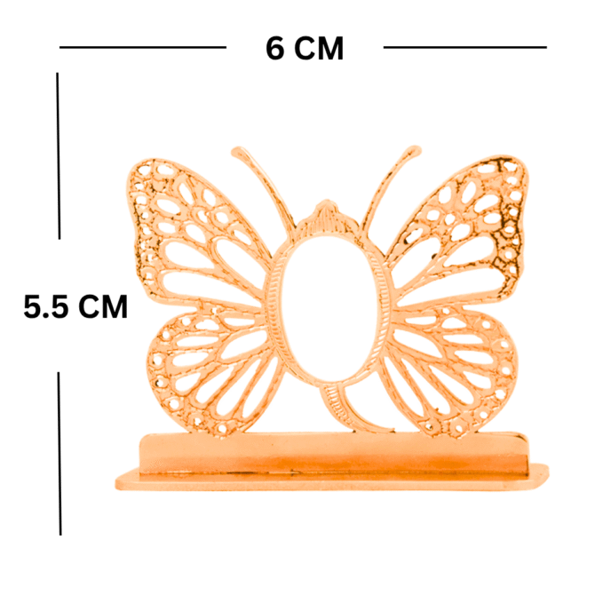 Butterfly Car Dashboard Gold-Plated Finish in Brass, Decorative Dashboard - Image 5